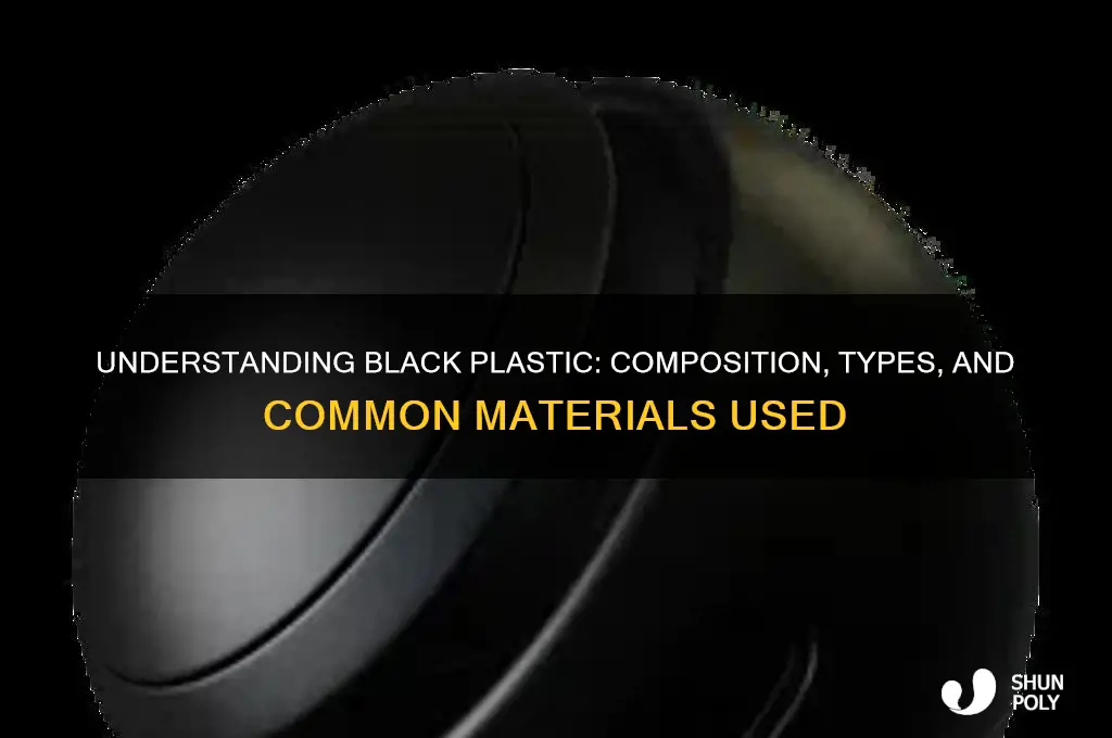 what material is black plastic made of