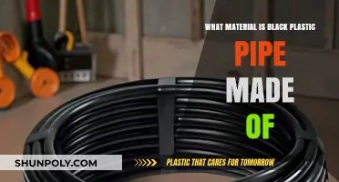 Understanding Black Plastic Pipe: Materials, Composition, and Common Uses