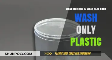 Clear Hard Plastic: Hand Wash Only Material Explained