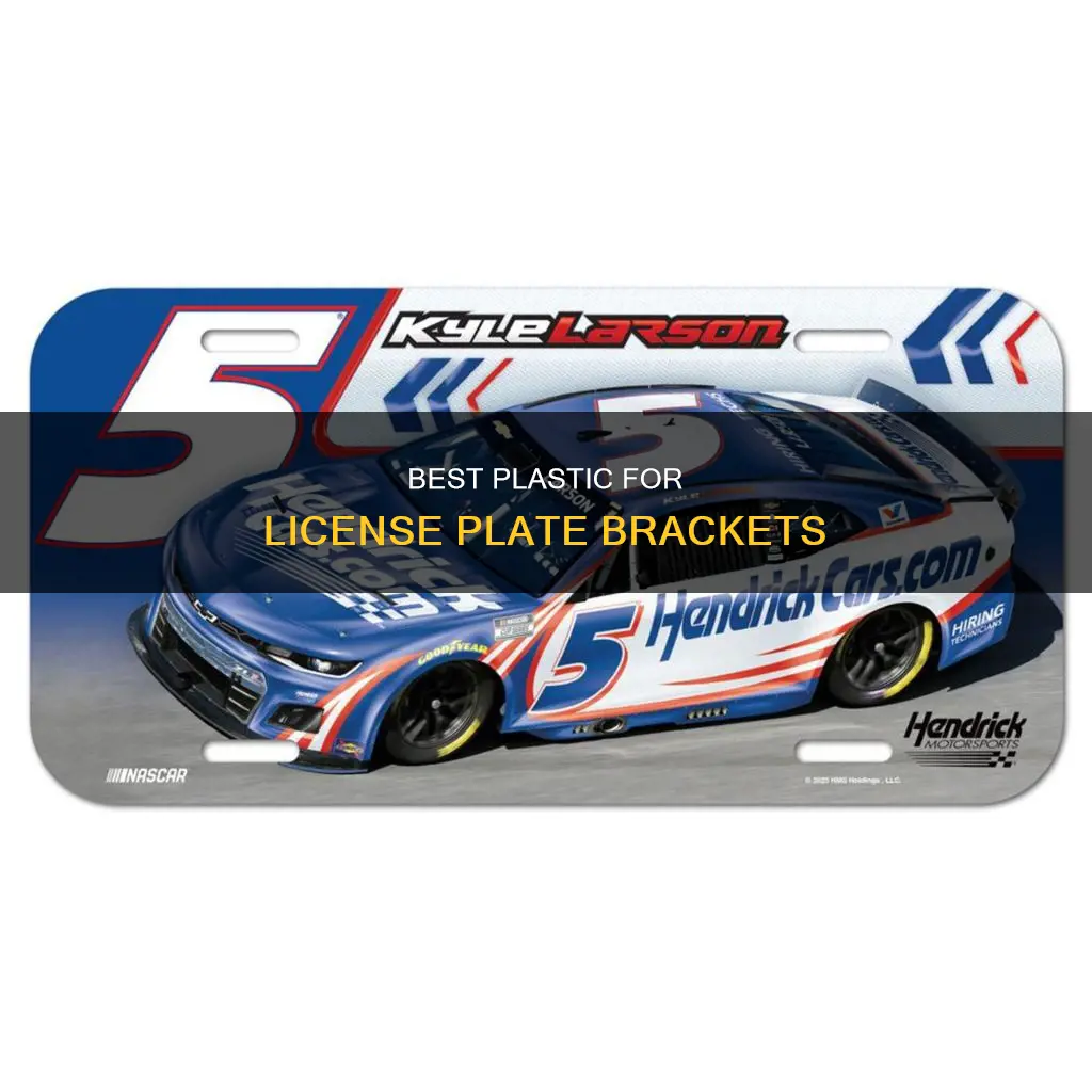 what material plastic license plate brackets