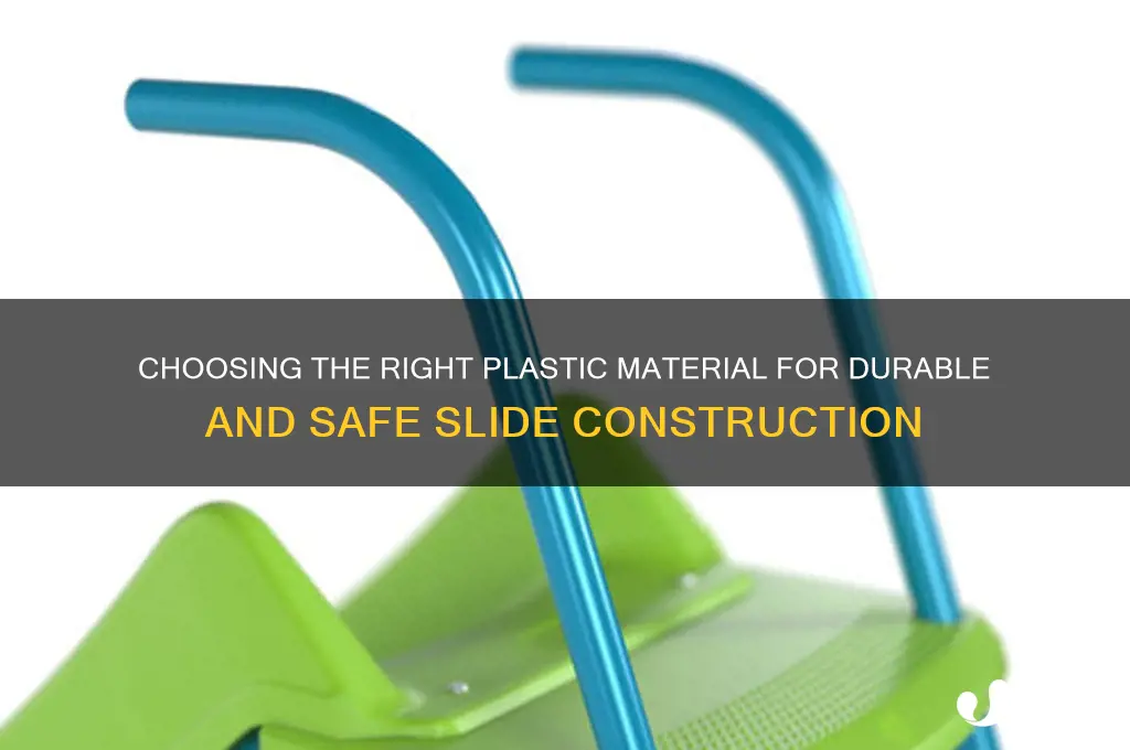 what material plastic to make a slide out of