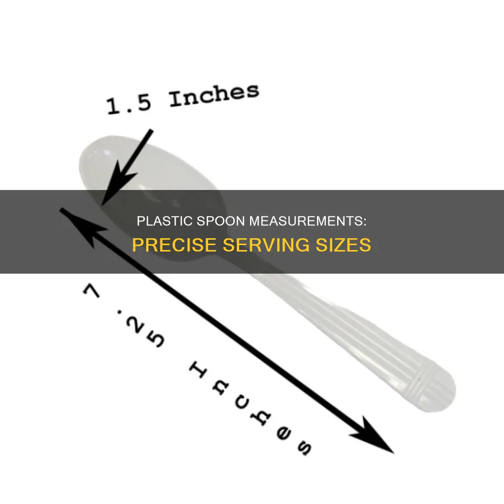 what measurement is a plastic spoon