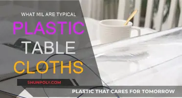 Thick Plastic Tablecloths: What's the Standard Mil Thickness?