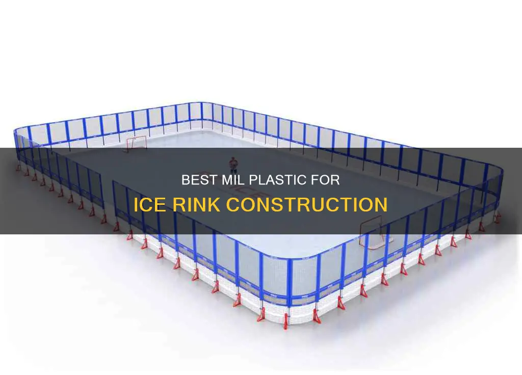what mil plastic for ice rink