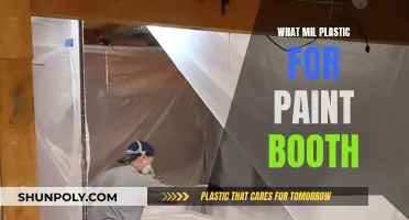 Choosing the Right Mil Plastic for Your Paint Booth