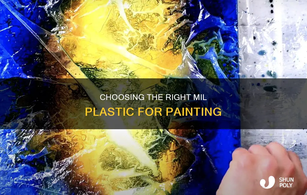 what mil plastic for painting
