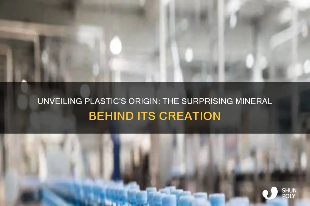 what mineral is plastic made of
