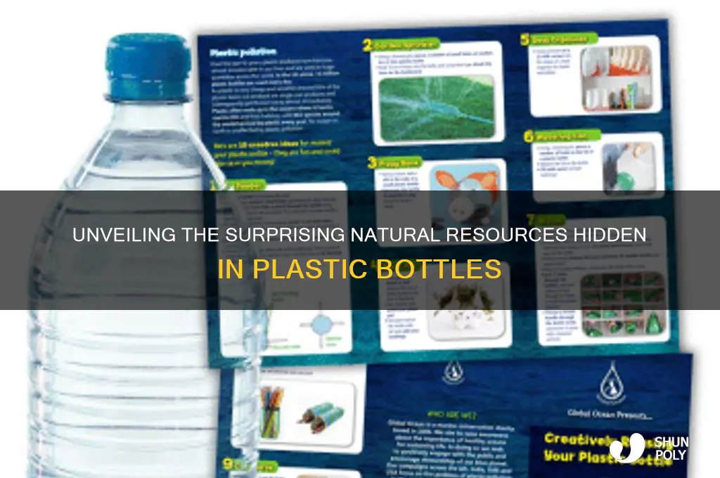 what natural resources are in plastic bottles