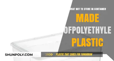 Avoid Storing These Foods in Polyethylene Containers
