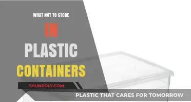 Avoid Storing These Foods in Plastic Containers