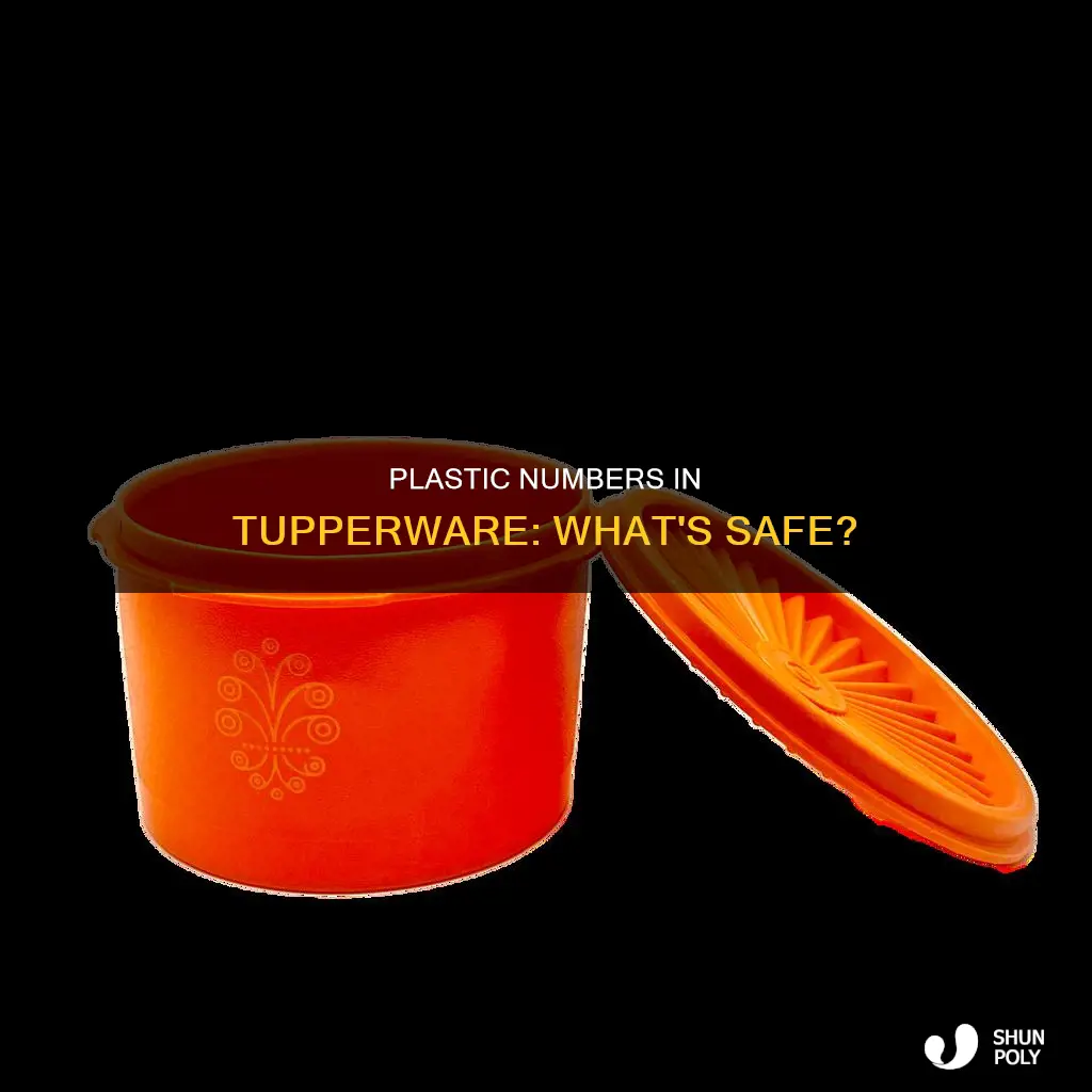 what number is the plastic in tupperware