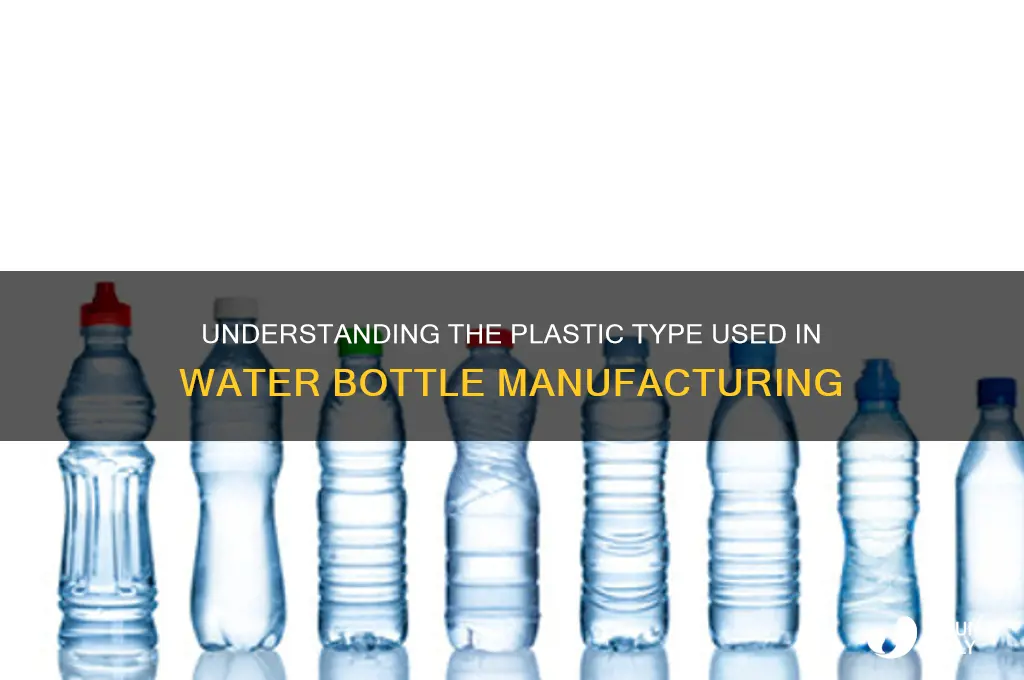 what number of plastic are water bottles made of