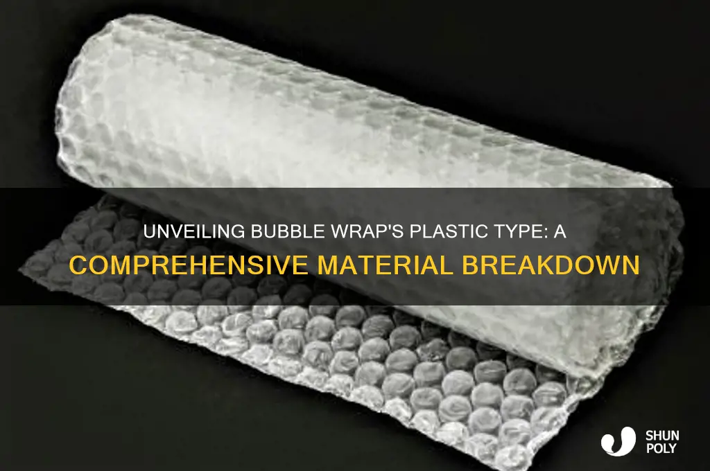 what number of plastic is bubble wrap made of