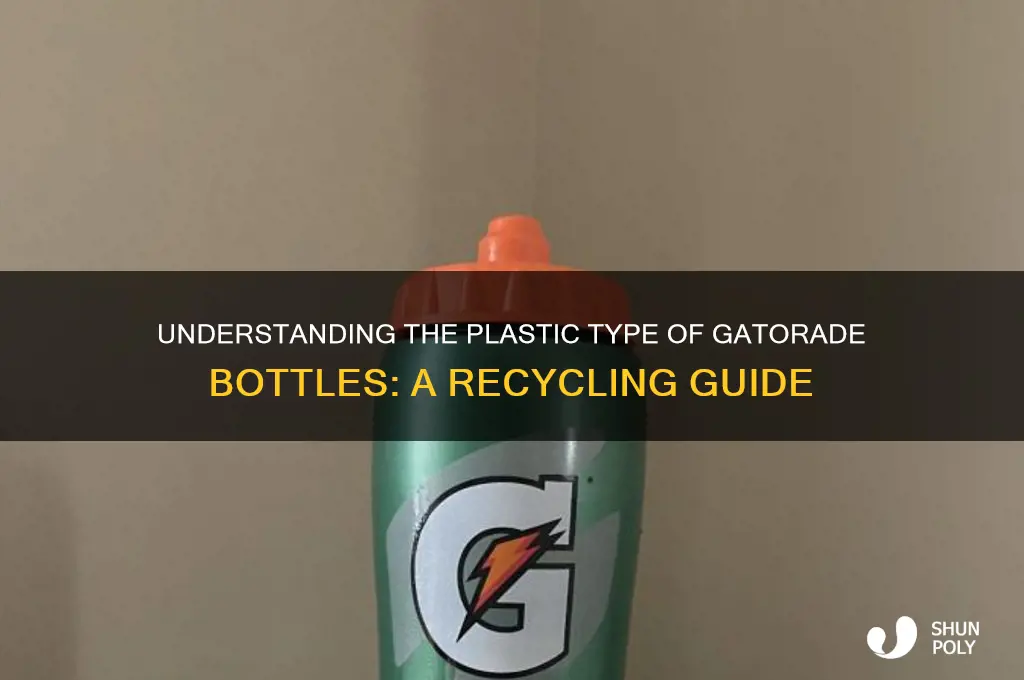 what number of plastic is gatorade bottles