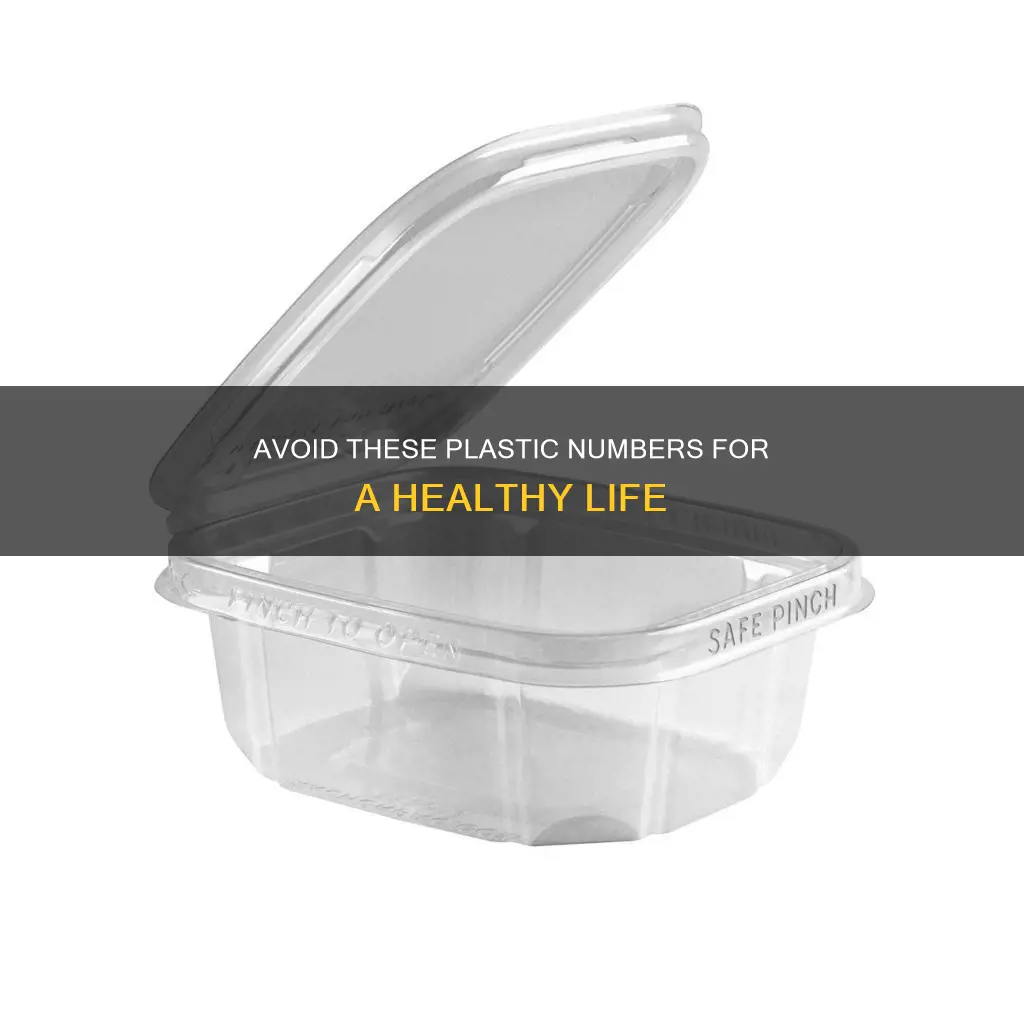 what number on plastic containers are bad