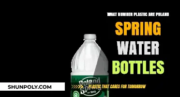 Poland Spring Water Bottles: Identifying Their Plastic Type and Recycling Code