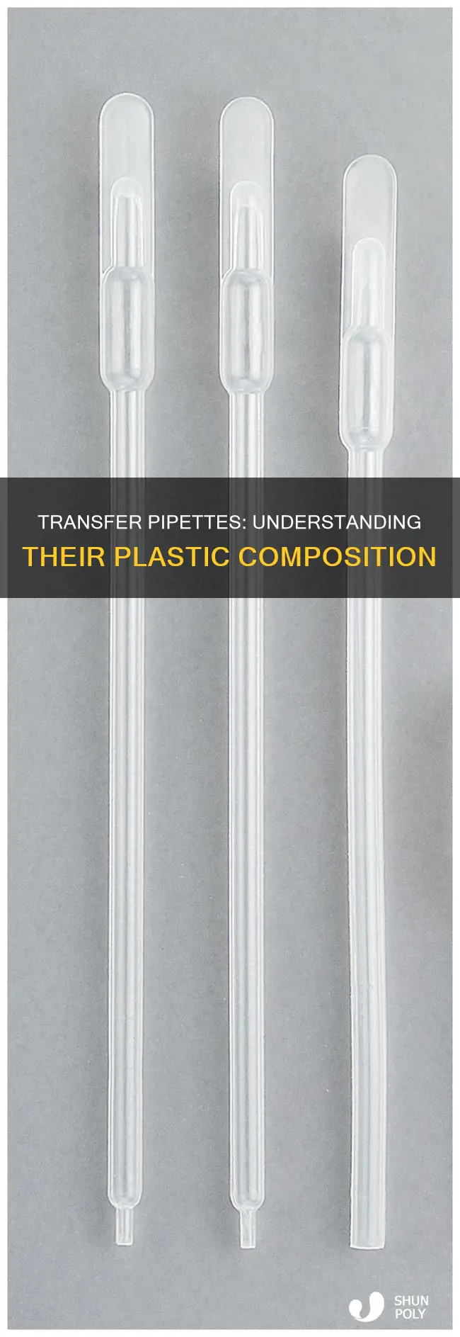 what number plastic are transfer pipettes