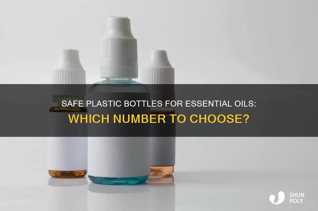 what number plastic bottle is safe for essential oils