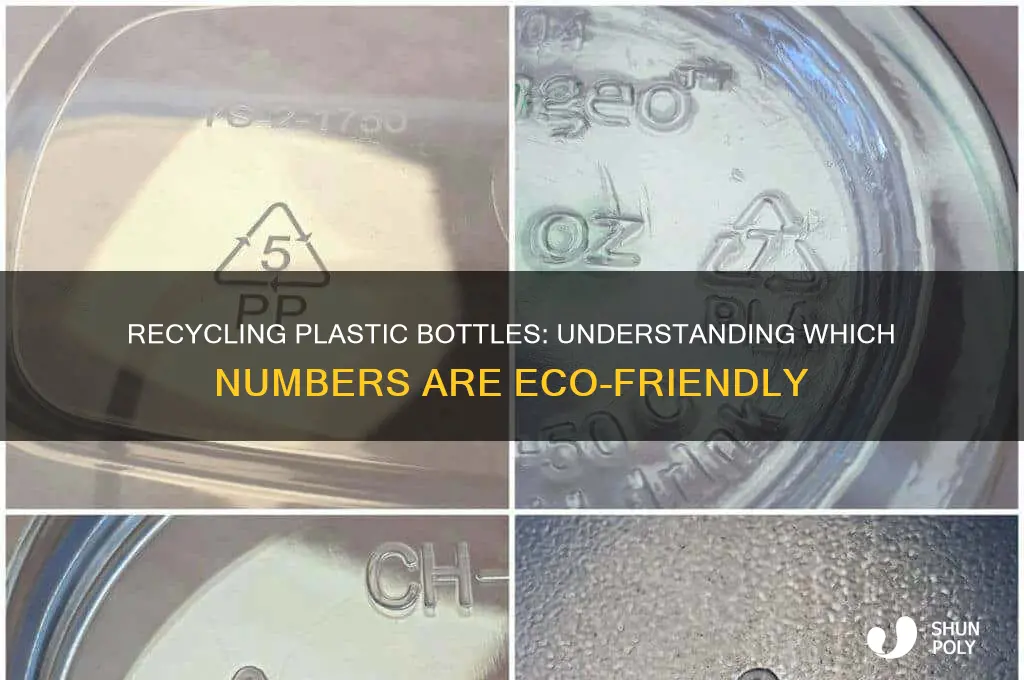 what number plastic bottles are recyclable
