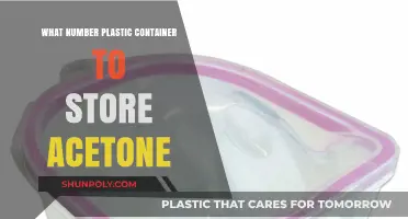 Acetone Storage: Safe Plastic Container Choice