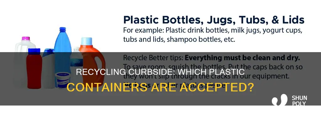 what number plastic containers ok for curbside