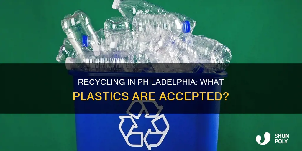 what number plastics are recyclable in philadelphia