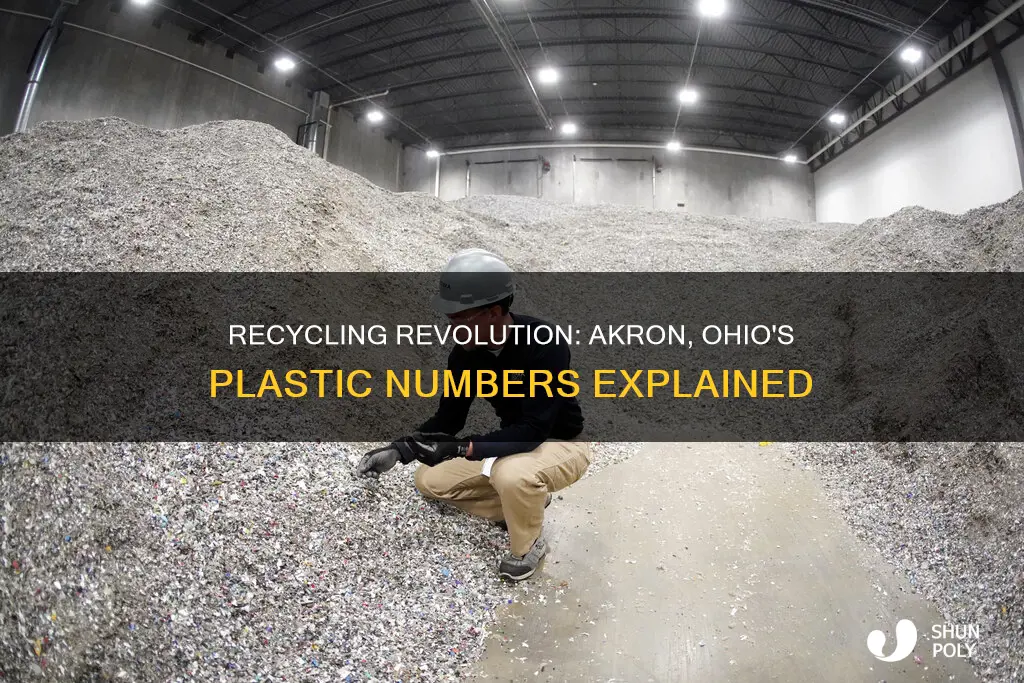 what numbers of plastic recycle akron ohio