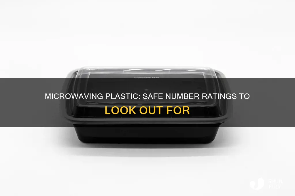 what numbers on plastic containers are safe to microwave