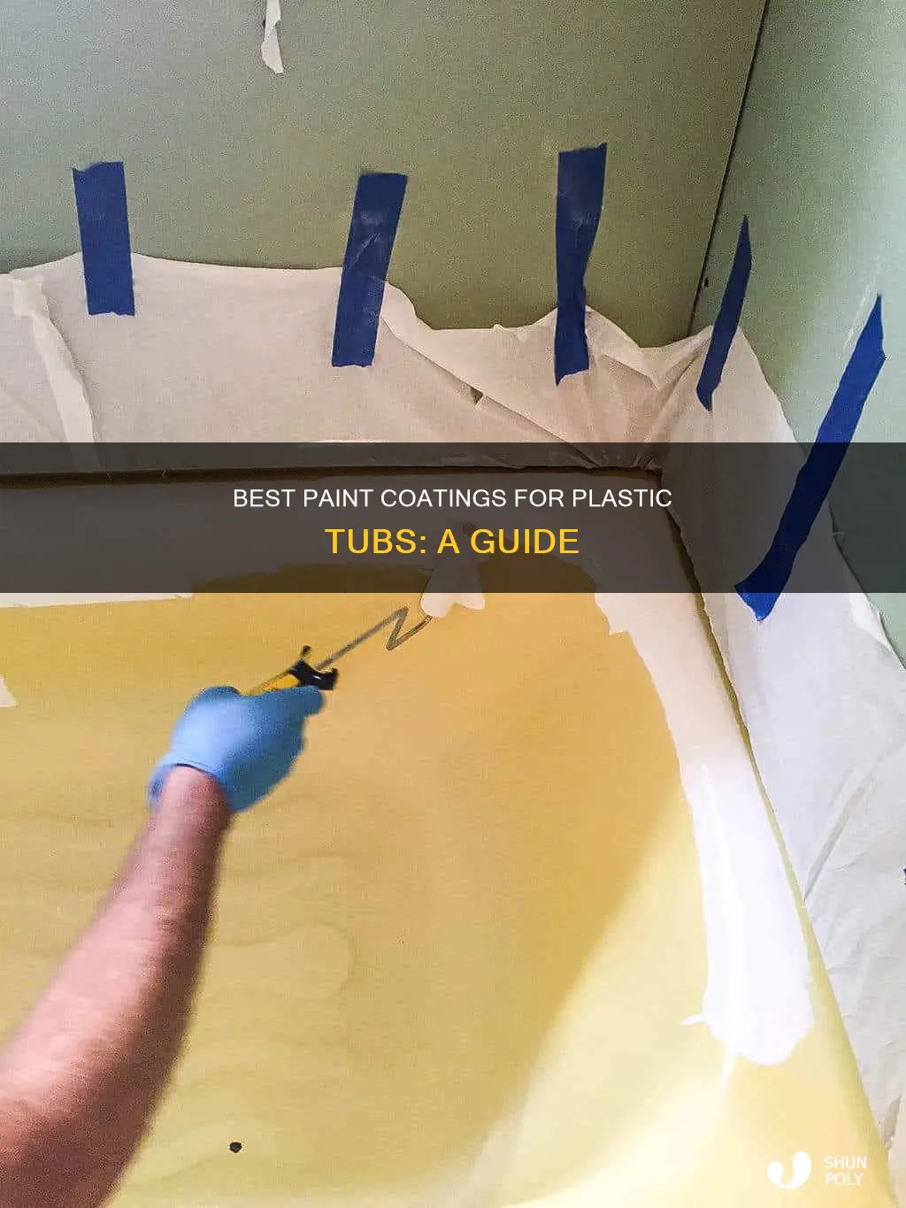 what paint coating is for plastic tubs