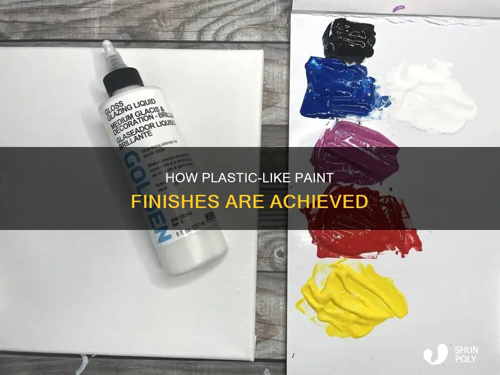 what paint dries like plastic