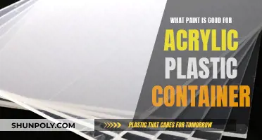 Best Paints for Acrylic Plastic Containers: A Comprehensive Guide