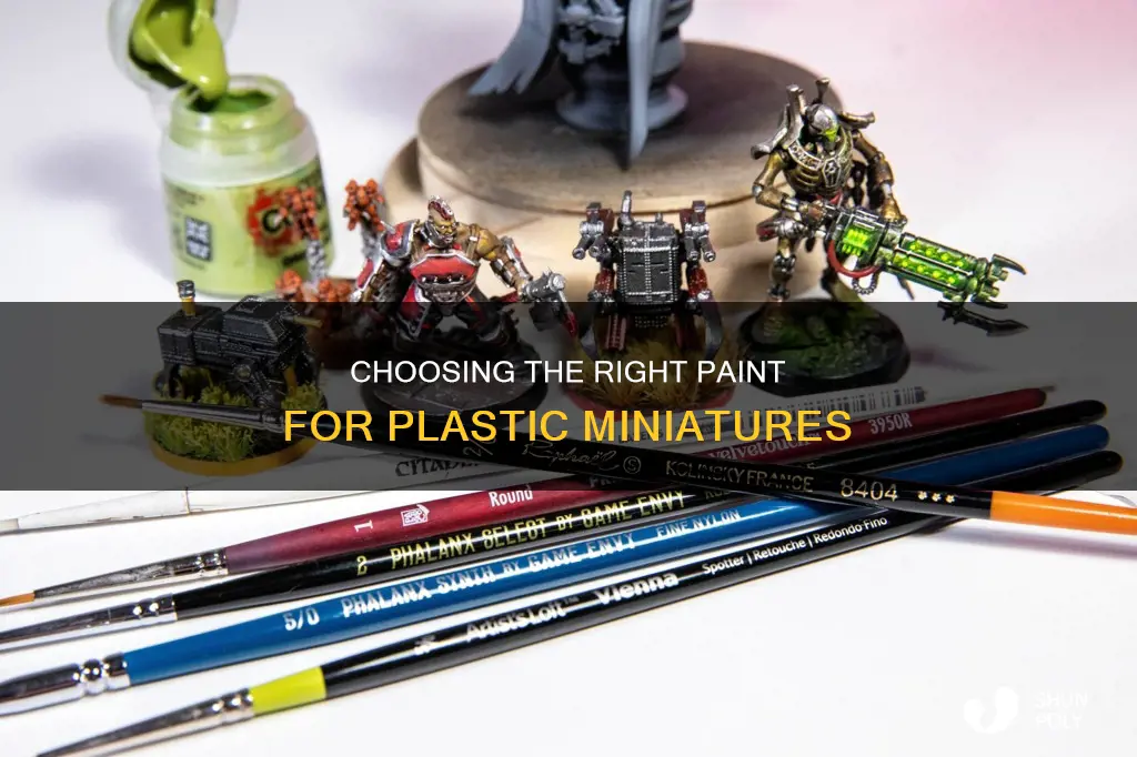 what paint to usr plastic minitures