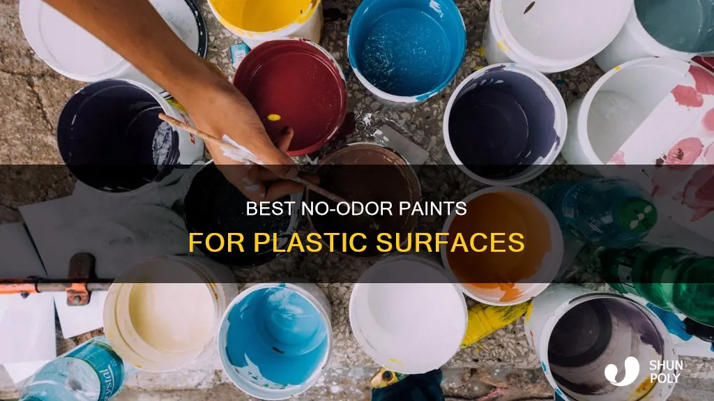what paint works on plastic and doesnt hurt your ears