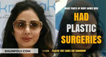Sridevi's Plastic Surgery: Body Parts Enhanced by the Iconic Actress