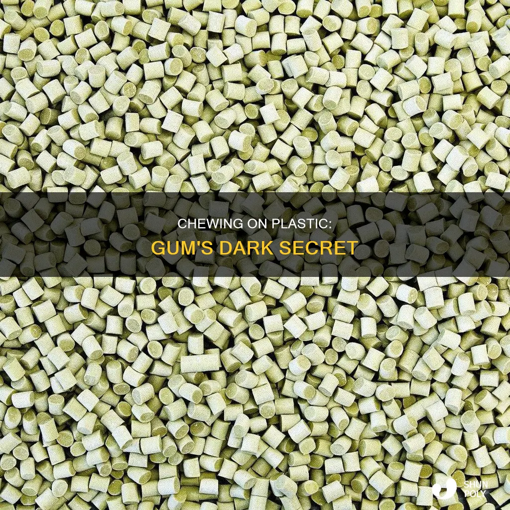 what percent of gum is plastic