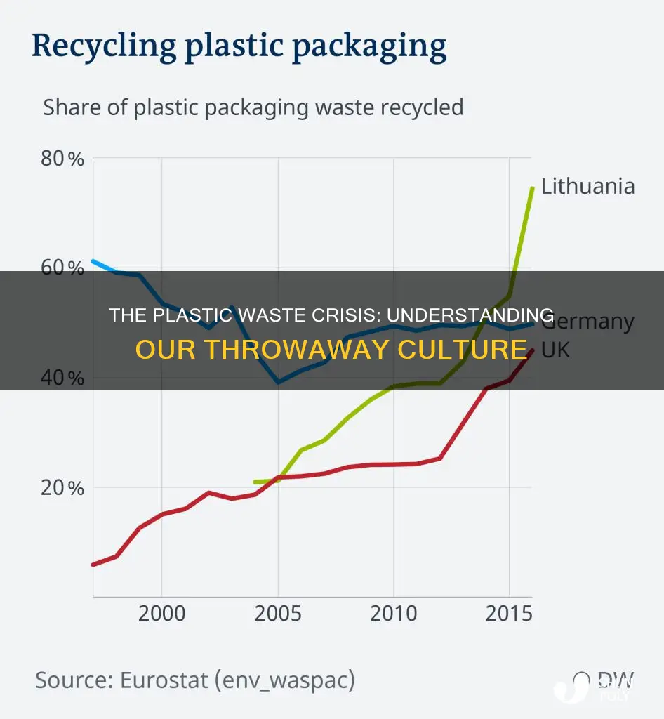 what percent of plastic is thrown away