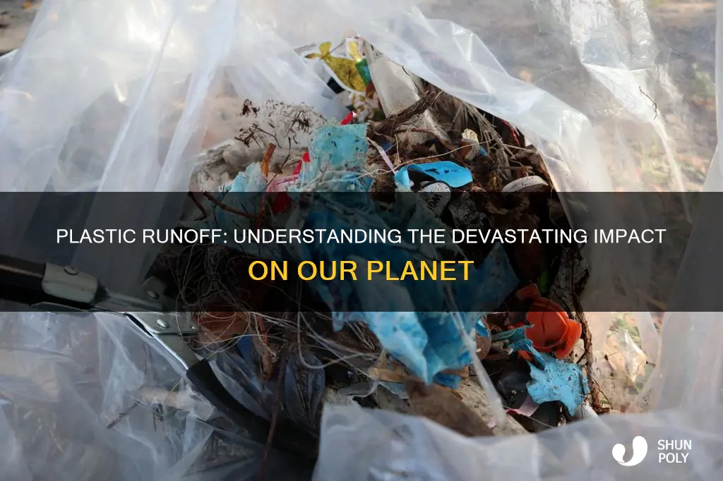 what percent of runoff is plastic