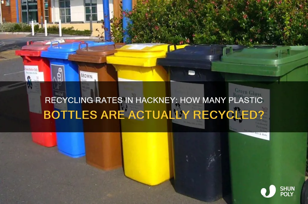 what percentage of plastic bottles in hackney are recycled