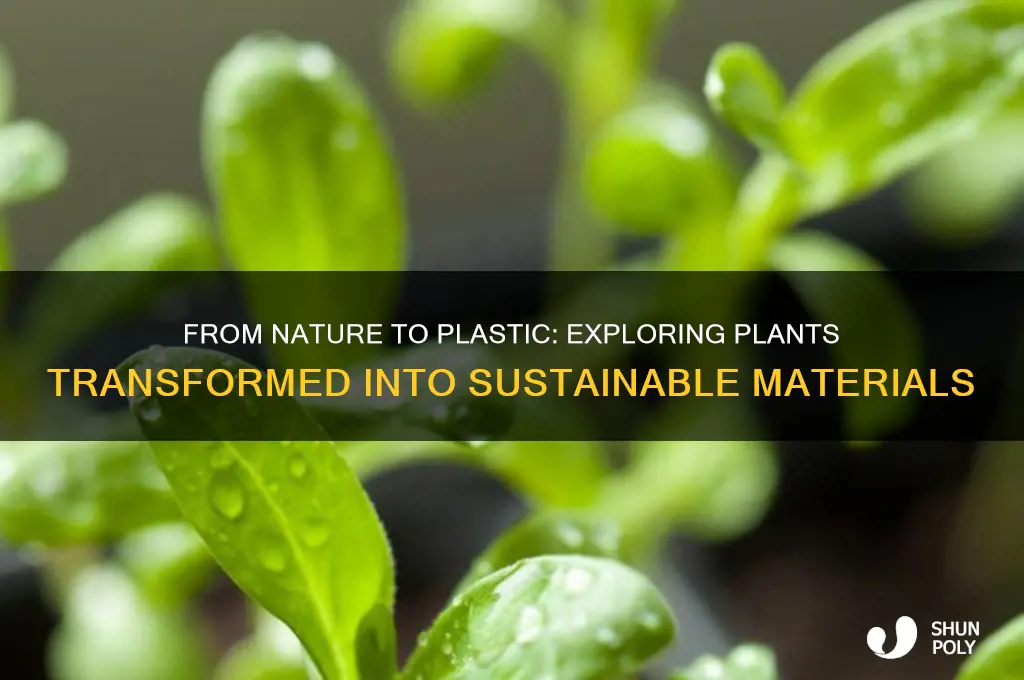 what plant is made into plastic