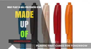 Unveiling the Plastic Composition of Ballpoint Pen Straws