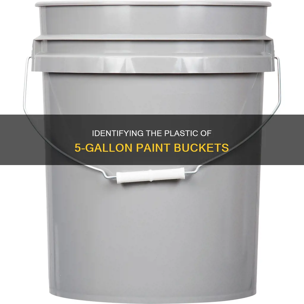 what plastic are 5 gallon paint buckets