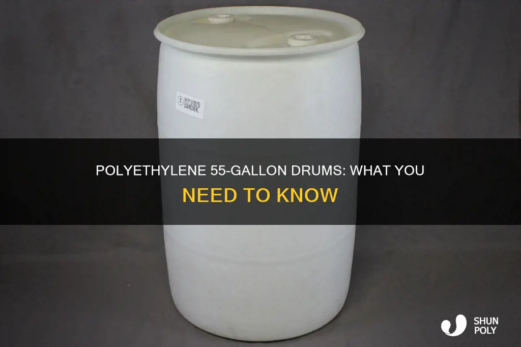 what plastic are 55 gallon drums