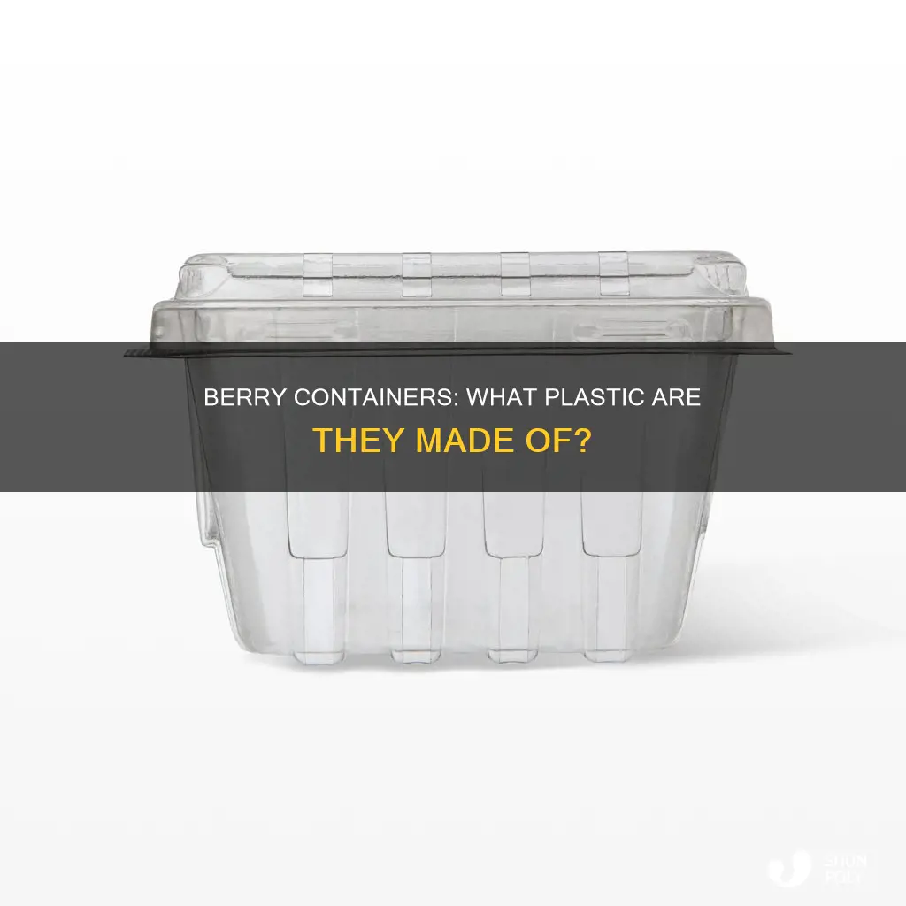 what plastic are berry containers made of