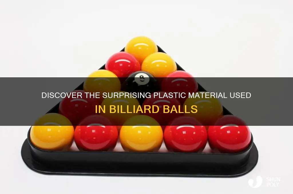 what plastic are billiard balls made of
