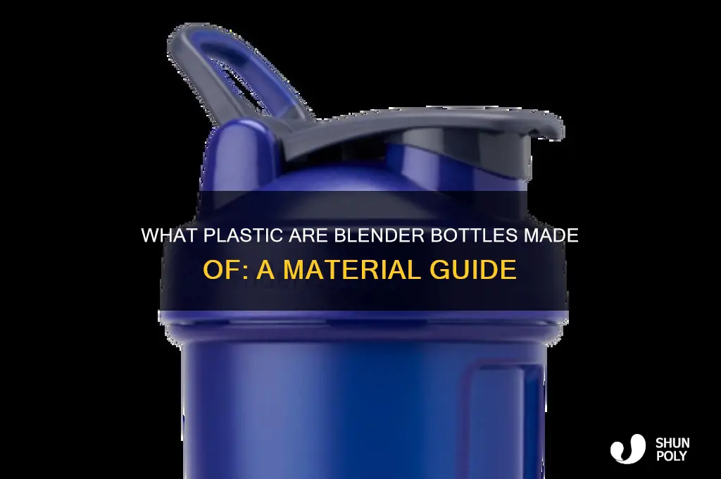what plastic are blender bottles made out of