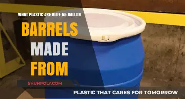 Blue 55-Gallon Barrels: Understanding the Plastic Material Composition