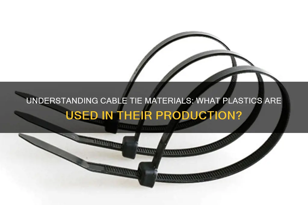 what plastic are cable ties made from