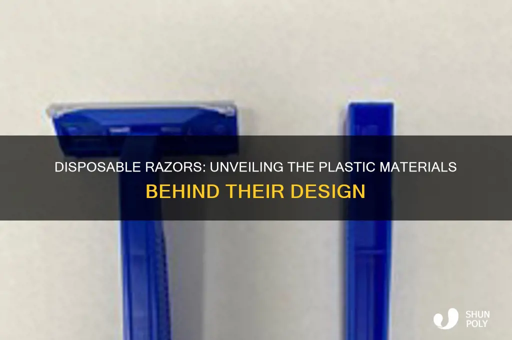 what plastic are disposable razors made of