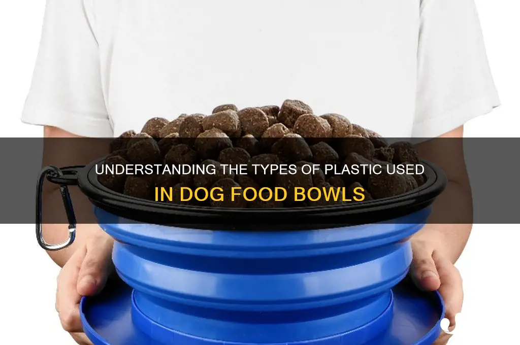 what plastic are dog food bowls made from