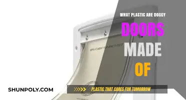 Understanding the Plastic Materials Used in Doggy Door Construction